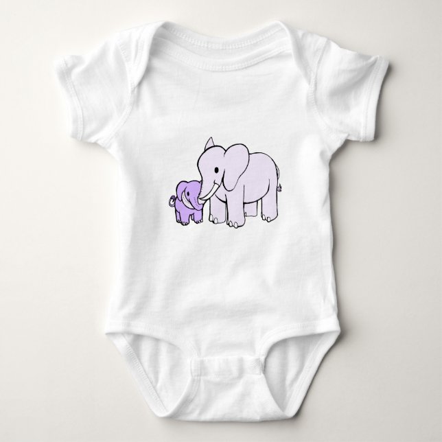 Mutter und Kind Baby T-shirt (Vorderseite)