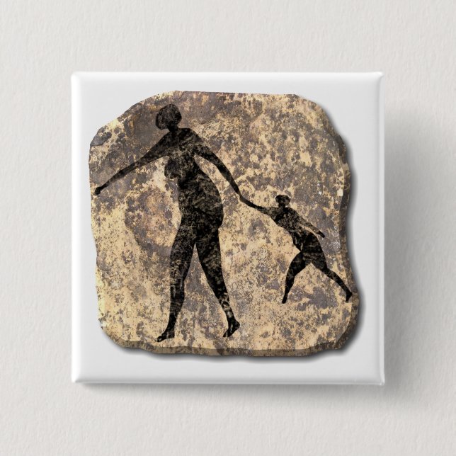 Mutter und Kind Button (Vorderseite)
