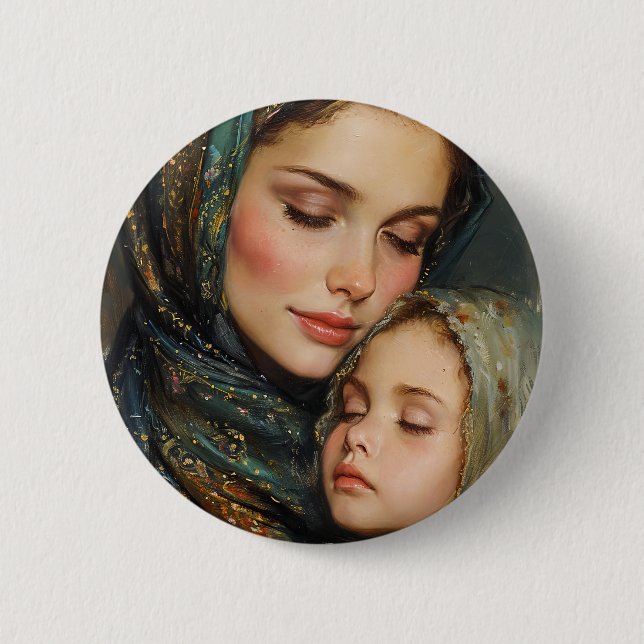Mutter und Kind Button (Vorderseite)
