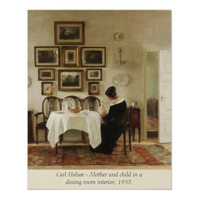 Mutter und Kind CC0462 Karls Holsøe Poster (Vorderseite)