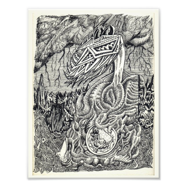 Mutter und Kind Fotodruck (Vorne)