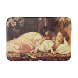 Mutter und Kind (Frau und Tochter) Badematte