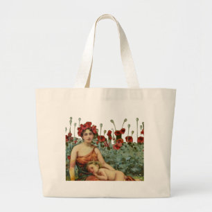 Mutter und Kind Jumbo Stoffbeutel