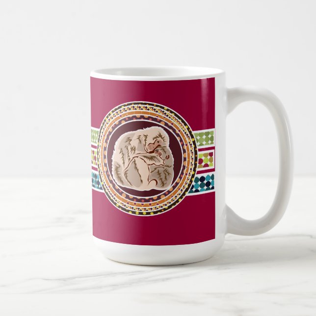 Mutter und Kind Kaffeetasse (Rechts)