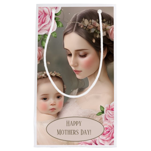 Mutter und Kind Kleine Geschenktüte (Vorderseite)