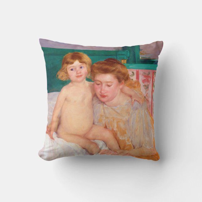 Mutter und Kind, Mary Cassatt Kissen (Vorderseite)
