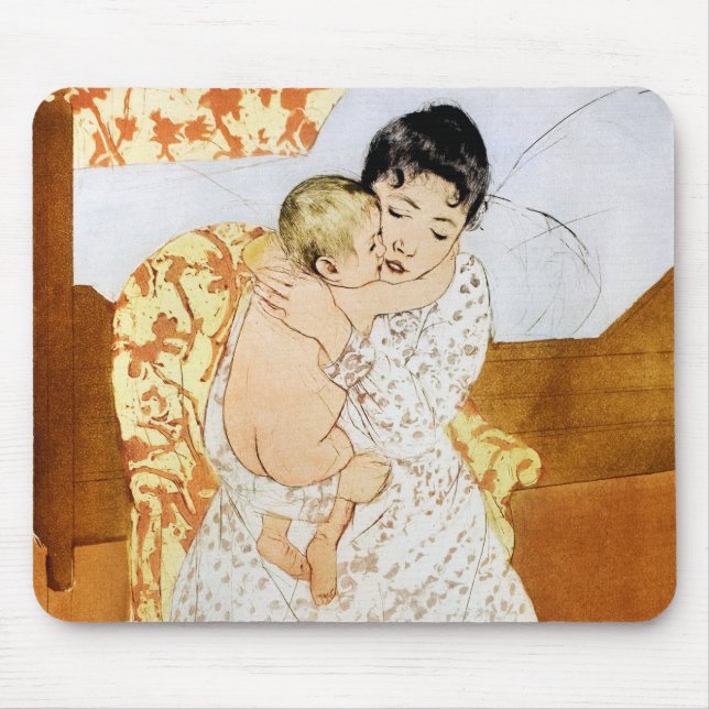 Mutter und Kind, Mary Cassatt Mousepad (Vorne)
