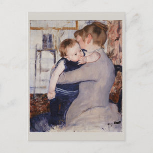 Mutter und Kind Mary Cassatt Postkarte