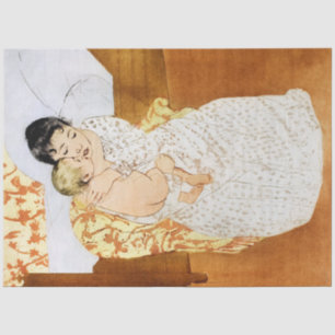 Mutter und Kind, Mary Cassatt Seidenpapier
