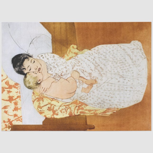 Mutter und Kind, Mary Cassatt Seidenpapier (Vorderseite)