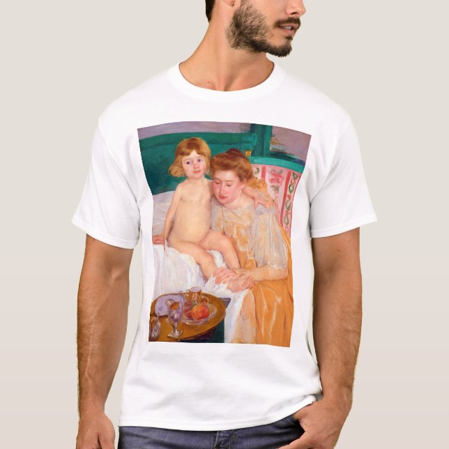 Mutter und Kind, Mary Cassatt T-Shirt (Vorderseite)