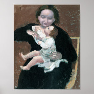 Mutter und Kind, Maurice Denis Poster