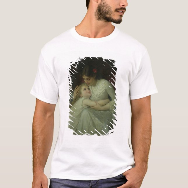 Mutter und Kind (Öl auf Leinwand) T-Shirt (Vorderseite)