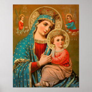 Mutter und Kind-Orthodox-Symbol-Poster Poster