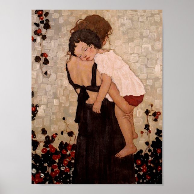 Mutter und Kind-Poster Poster (Vorne)