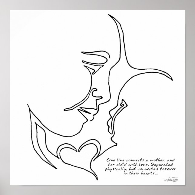 Mutter und Kind-Poster Poster (Vorne)