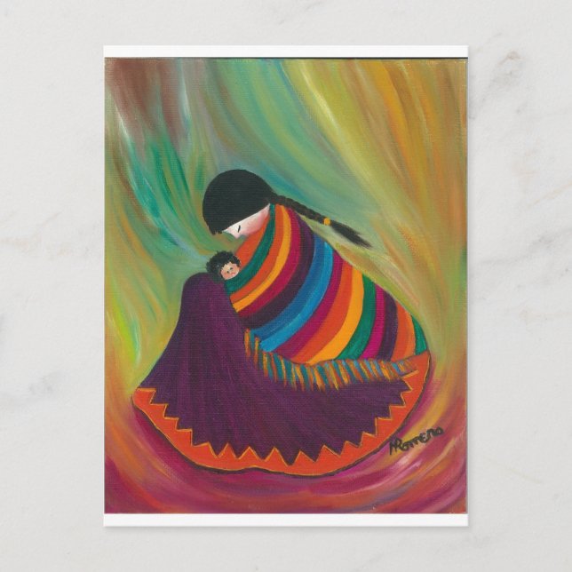 Mutter und Kind Postkarte (Vorderseite)