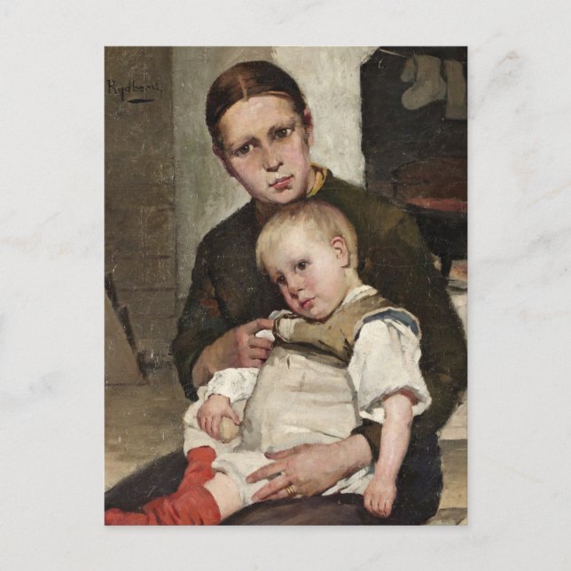 Mutter und Kind Postkarte (Vorderseite)