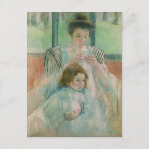 Mutter und Kind Postkarte