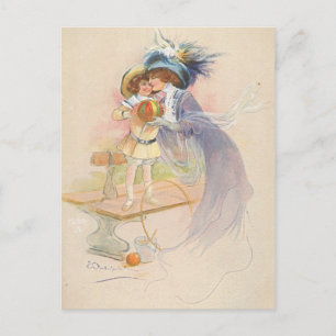 Mutter und Kind Postkarte