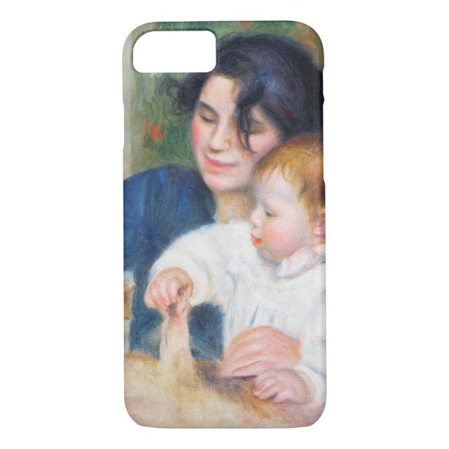 Mutter und Kind, Renoir Case-Mate iPhone Hülle (Rückseite)
