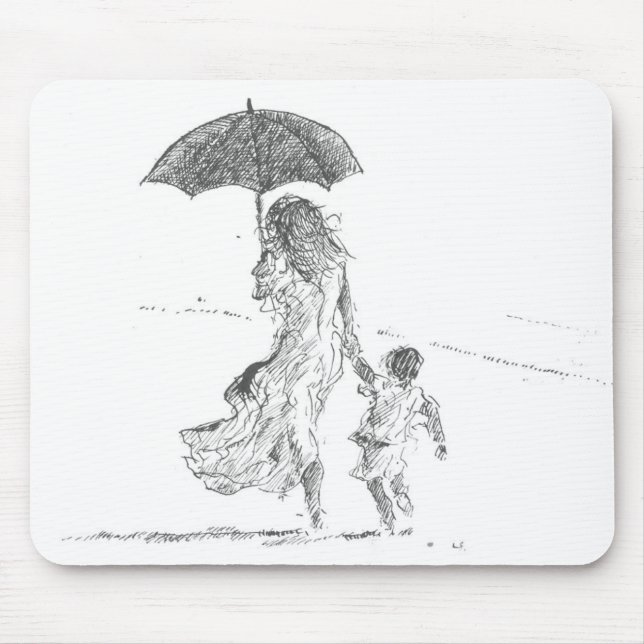 Mutter und Kind Sri Lanka Mousepad (Vorne)