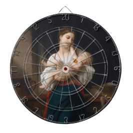 Mutter und Kind (von Bouguereau) Dartscheibe