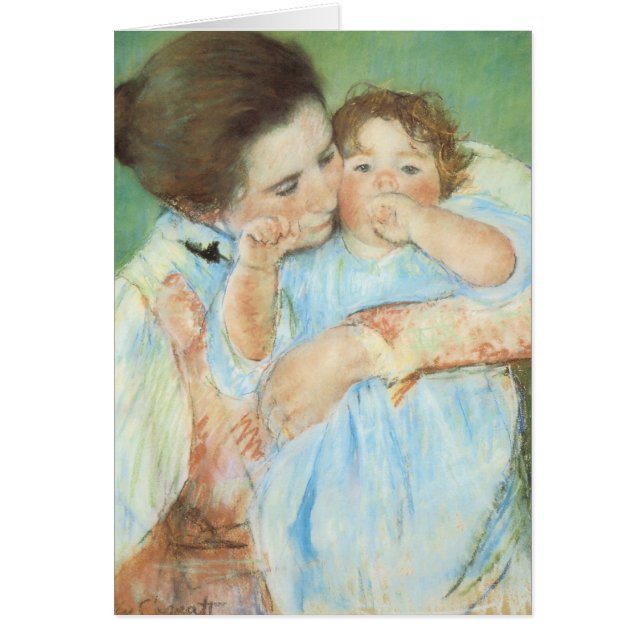 Mutter und Kind von Mary Cassatt, Vintage Kunst (Vorne)