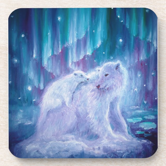 Mutter und Kind von Polar Getränkeuntersetzer (Vorderseite)