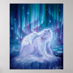 Mutter und Kind von Polar Poster