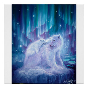 Mutter und Kind von Polar Poster
