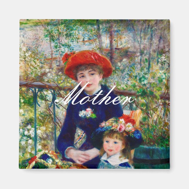 Mutter und Kind von Renoir Magnet (Vorne)