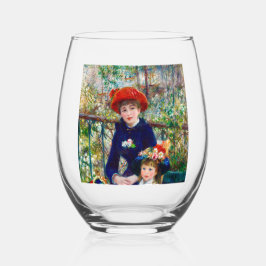 Mutter und Kind von Renoir Weinglas Ohne Stiel