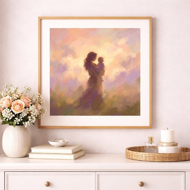 Mutter-und-Kind-Wandkunstposter Poster (Von Creator hochgeladen)