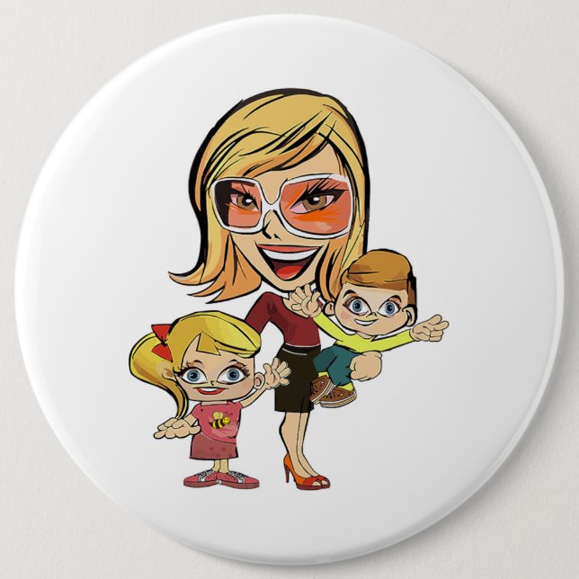 MUTTER UND KINDER BUTTON (Vorderseite)