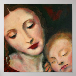Mutter- und Kinderposter Poster