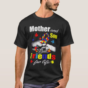 Mutter und Sohn beste Freunde für Life Autismus Aw T-Shirt