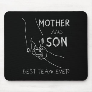 Mutter und Sohn das beste Team je Familie Match Mo Mousepad