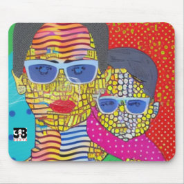 Mutter und Sohn Mousepad