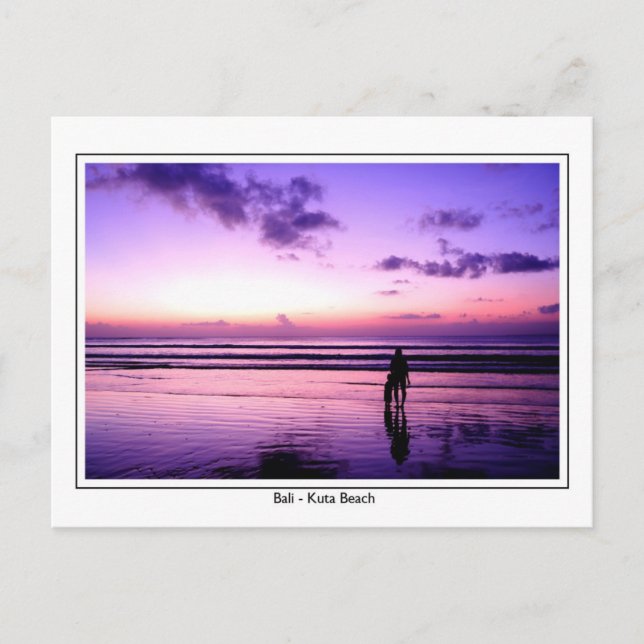 Mutter und Sohn Postkarte (Vorderseite)