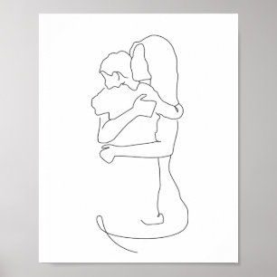 Mutter und Sohn Print, Mutter und Sohn Geschenk, M Poster