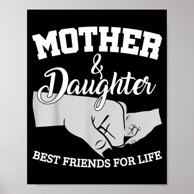 Mutter und Tochter befreundet fürs Leben  Poster (Vorne)