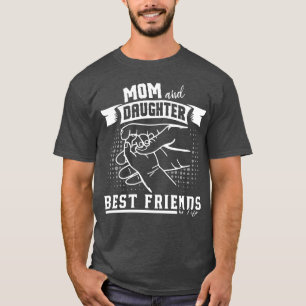 Mutter und Tochter beste Freunde fürs Leben Retro T-Shirt