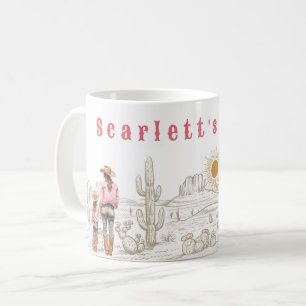 Mutter und Tochter CowGirls Geschenk 11oz Kaffeetasse