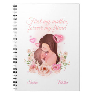 Mutter und Tochter, Individuelle Name Notizblock