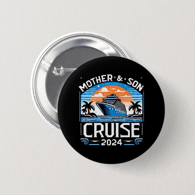 Mutter- und Tochter-Kreuzfahrt 2024 Button (Vorne & Hinten)