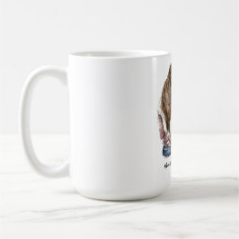 Mutter und Tochter, lange Haare, individuelle Name Kaffeetasse