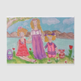 Mütter und Töchter Seidenpapier