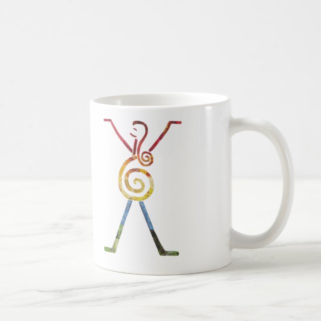 Mutter-Universum-Regenbogen-Kaffee-Tasse Kaffeetasse (Rechts)