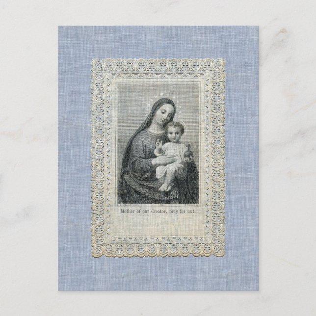 Mutter unseres Schöpfers Postkarte (Vorderseite)